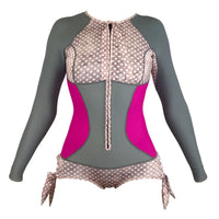 Sirensong Wetsuits | Bella Longsleeve Hawaiian-Cut Springsuit (front)