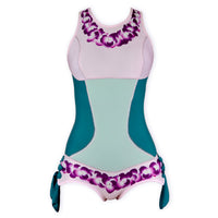 Sirensong Wetsuits | Lei Sleeveless Springsuit with Booty-Cut Bottom (front view)