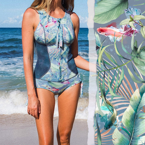 Tropicalia Sleeveless Springsuit